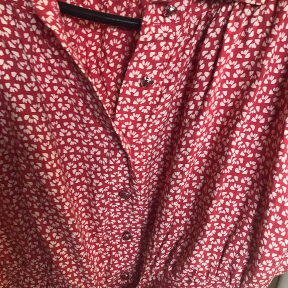 Maeve Red Floral Crop Top - Picture 5 of 9